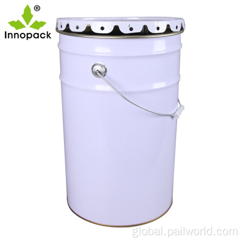 Large Metal Bucket With Handle 6 gallon metal tin buckets large with lid Supplier